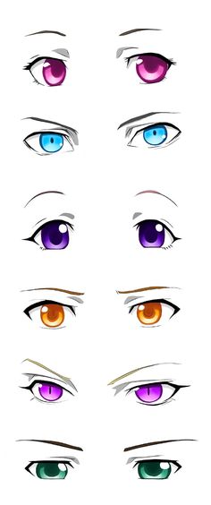 different colored eyes are shown in this drawing technique, which is easy to draw and can be used on any surface