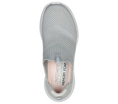 Step in flexible comfort and athletic style with Skechers Ultra Flex 3.0 - Classy Charm. This Stretch Fit slip-on features an engineered knit upper with a Skechers Air-Cooled Memory Foam insole. | Skechers Women's Ultra Flex 3.0 - Classy Charm Sneaker Comfortable Sports Slip-ons With Arch Support, Sporty Slip-ons With Cushioned Footbed For Sports, Slip-on Running Shoes With Arch Support For Sports, Sporty Slip-on Running Shoes With Arch Support, Sporty Slip-ons With Ortholite Insole For Sports, Sporty Slip-ons With Ortholite Insole, Comfortable Slip-ons With Arch Support For Sports, Athleisure Slip-on Running Shoes With Arch Support, Athletic Fit Slip-on Running Shoes With Arch Support