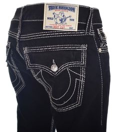 True Religion Jeans Mens Size 33 Bootcut Big T Super T Devils AMP NWT $321 #TrueReligion #BootCut True Religon Jeans, Mens Black Jeans, True Jeans, Mens Jeans Fit, Men Jeans Pants, Black Jeans Men, Mens Parka, Love Things, True Religion Jeans