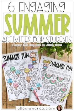 four summer activities for students to do with the kids