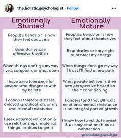 Emotional Maturity, Counseling Worksheets