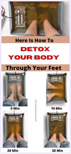 Here Is How To Detox Your Body Through Your Feet Detox Foot Soak, Foot Detox Soak, Bath Detox, Bath Recipes, Easy Detox, Foot Soak, Cleanse Your Body