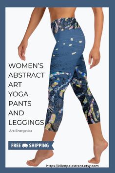 Experience the perfect blend of functionality and fashion with these women's abstract art yoga pants and leggings. These yoga essentials are the perfect casual wear choice, combining comfort with eye-catching designs. With art-inspired apparel that makes a statement, these leggings will elevate your next yoga session or casual outing. Don't miss out on these great gift ideas! Follow Us and Shop Now. Great Gift Ideas