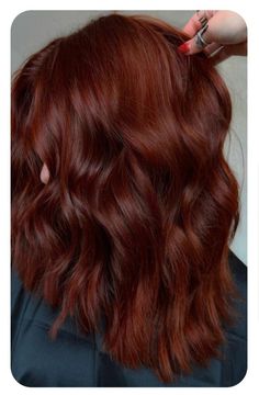 Auburn Hair With Bangs Medium, Dark Red Chestnut Hair, Dimensional Dark Copper Hair, Pravana Red Hair Color, Dark Copper Red Brown Hair, Fun But Natural Hair Color, Deep Red Orange Hair Color, Level 4 Copper Hair