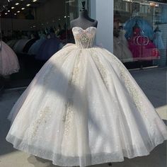 Sweetheart White Applique Beaded Tulle Sweet 16 Dress – Laylatailor Shop Quince White Dress, White Ball Gown For Sweet 16, White Sweet 16 Dresses, White Quince Dress, Black Prom Dresses Mermaid, Crystal Birthday Party, White Quinceanera Dresses, Crystal Birthday, Prom Dresses Burgundy