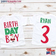 Christmas Birthday Shirt, 6th Birthday Boy, Christmas Shirt Ideas, 6th Birthday Boys, Boys Christmas Shirt, Birthday Boy Shirt, Birthday Boy Shirts, Boy Shirt, Boys Christmas