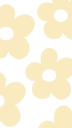 a white background with yellow flowers on the bottom and one flower in the middle, as if it were cut from paper