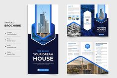 a brochure that is designed to look like a real estate