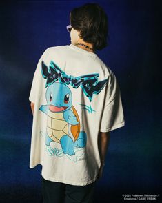 Immerse yourself in the world of Pokémon with the Squirtle Premium T-Shirt from the Pokémon By Loiter collection. This tee features vibrant printed graphics of one of your favourite Pokémon so you already know it's a must-have piece, the dropped shoulders and ultra-soft cotton construction are just added bonuses. Don't miss out, grab yours today at Culture Kings. - Collaboration - Printed graphics - Acid wash - Dropped shoulders - Ribbed crewneck - Twin needle stitching - Short sleeves - Materia White Culture, Culture Kings, Acid Wash, White Style, Twins, Pokemon, Short Sleeves, Relaxed Fit, Off White