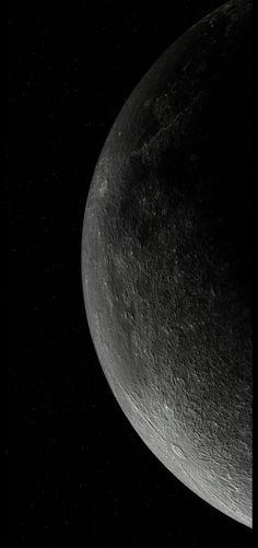 an image of the moon taken from space