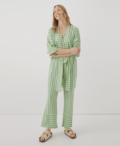 Women’s Staycation Sleep Pant made with Organic Cotton | Pact Sleep Pants, Sleepwear Women, The Coffee, Dressmaking, Fair Trade, Knit Jersey, Full Length, Jade, Organic Cotton