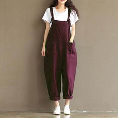 Zen Overalls Cotton Overalls, Pocket Jumpsuit, Cami Romper, Jumpsuit Casual