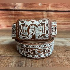 Men's Western Cowboy Belt Michoacan Laser Embroidered Cinto Vaquero Michoacan Authentic Mexican Western Cinto Charro Bordado Laser Michoacan Men Authentic Mexican Genuine Cowhide Leather Bordado, Changeable Buckle Belt. 1. Genuine Cowhide Laser Embroidered Belt 2. 38mm Wide Belt 3. Changeable Buckle 4. Quality Belt Leather Color May Vary Mens Western Beaded Belts, Mexican Leather Belts, Custom Made Western Belts, Tooled Leather Belts For Boys, Mexican Western, Tan Belt, Cowboy Belt, Embroidered Belt, Braided Leather Belt