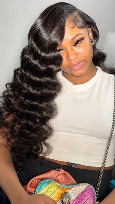 Pretty Wigs, Edges Hair, Weave Styles, Sew Ins, Blowout Hair, Natural Styles, Quick Weave