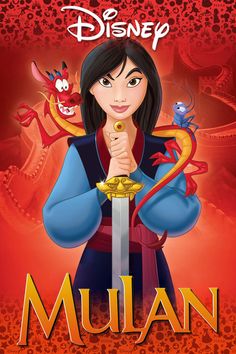 mulan the warrior girl from disney's animated movie