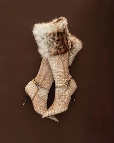 El Dante's rare vintage leather and fur boots joining the website tomorrow @ 6pm GMT, (EU 37, UK 4, US 6) DM for presale Winter Fur Aesthetic, El Dantes Boots, Python Boots Outfit, Vintage Shoes Aesthetic, Lace Heel Boots, Boot Outfits For Women, Shoe Inspo Aesthetic, Boots And Jeans Outfit, Wide Leg Boots