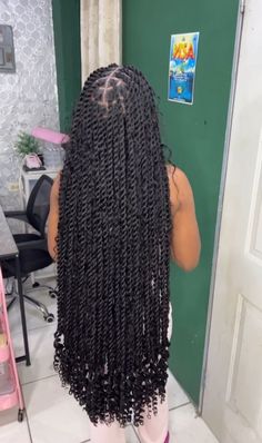 Rope Twist With Curly Ends, Black Island Twist, 72 Inch Braids, Quick Natural Hair Styles