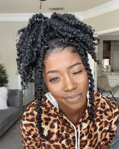 pre-twisted plait passion twist hair for black women Short Marley Twists, Short Passion Twists, Braids And Locs, Braiding Hairstyles