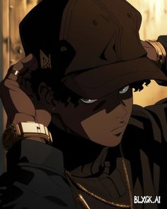 Black Vampire, Dope Cartoons, Arte Punk, Black Comics, Anime Men