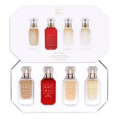 Miniature Set | Huda Beauty Kayali Perfume, Miniature Set, Amber Resin, Vanilla Orchid, Beauty Games, Makeup Must Haves, Gift Sets For Women, Bold Lips, Christmas Gift Sets