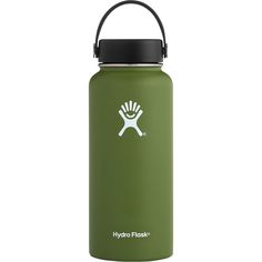 the hydro flask water bottle in green