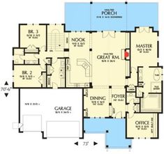 this is the floor plan for these house plans