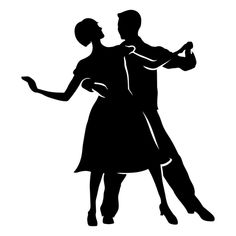 Passionate dance of a couple in silhouette PNG Design Under His Wings, Couple Silhouette