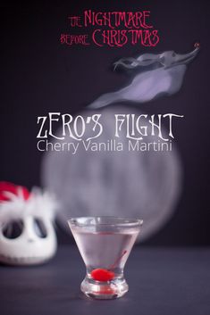 the cover for zero's flight by cherry vanilla martini, featuring a ghost mask