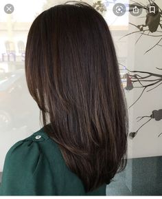 Platinový Blond, Fashionable Hairstyles, Dark Brown Highlights, Brown Straight Hair, Dark Hair With Highlights, Penteado Cabelo Curto, Normal Hair