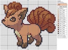 a cross stitch pattern with a pony on it's back and the words, i love