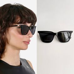 Givenchy 55mm Rectangular Cat Sunglasses Gv 7160 Modest Cat Eye Sunglasses That’s Comfy, Lightweight, Understated, And Chic Comes New With Store Tag Only 100% Authentic Size: 55-14-145mm (Eye-Bridge-Temple) Color: Black (Black Frame, Grey Lens) Retail Price: $295 Details: O Rectangular, Modest Cat Eye Shape O 100% Uv Protection O Plastic Frame O Made In Italy Elegant Rectangular Anti-reflective Sunglasses, Modern Black Glass Cat Eye Sunglasses, Elegant Wayfarer Sunglasses With Anti-reflective Coating, Elegant Anti-reflective Wayfarer Sunglasses, Classic Black Cat Eye Sunglasses With Square Frame, Elegant Anti-reflective Sunglasses For Everyday Use, Elegant Anti-reflective Cat Eye Sunglasses, Formal Square Frame Mirrored Cat Eye Sunglasses, Black Rectangular Cat Eye Sunglasses With Gradient Lenses