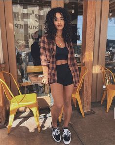 Fest Outfits, Foto Tips, Shorts Outfit, Chill Outfits, 2020 Fashion, Cute Comfy Outfits, Teenager Outfits, Mode Inspo, 가을 패션