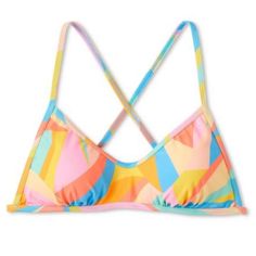 Nwt Wild Fable Womens Scoop Neck Criss Cross Bralette Bikini Tops. Multiple Sizes Available As Well As Matching Bottoms, Please Check Out Our Other Listings For More Swimsuit Options. Bundle 2 Or More From Our Closet And Save! Https://Www.Target.Com/P/Women-S-Scoop-Neck-Crisscross-Bralette-Bikini-Top-Wild-Fable/-/A-87237362?Preselect=87237040#Lnk=Sametab Bright Swimwear, Pretty Swimsuits, Cute Bathing Suits, Summer Suits, Cute Swimsuits, Cute Bikinis, Wild Fable, Travel Outfit, Criss Cross