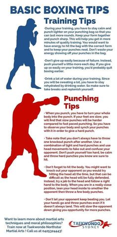 a poster with instructions on how to use boxing gloves for the proper position and technique