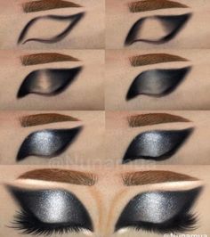 Eyeshadow Looks Smokey Eye, Goth Eye Makeup, Welcome To The Dark Side, Dance Makeup, Make Up Ideas