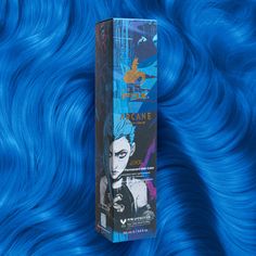 Jinx Electric Blue Hair Dye Color (Presale) Jinx Blue Hair Dye, Jinx Blue Hair Color, Jinx Blue Hair, Jinx Arcane Hair, Jinx Hair Color, Jinx Hair, Ghost Roots, Color Blocking Hair