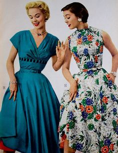 Fashion 1950, Fifties Fashion, Look Retro, Fashion 1950s, 50s Dresses, Moda Vintage, 50s Fashion, 1950s Fashion, Mode Vintage