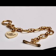 Brand New Without Tag. Elegant Metal Chain Bracelet For Valentine's Day, Elegant Charm Bracelet For Valentine's Day, Elegant Valentine's Day Charm Bracelet, Elegant Valentine's Day Chain Bracelet, Elegant Gold-tone Bracelets For Valentine's Day, Elegant Personalized Gold-tone Bracelets, Elegant Gold-tone Bracelet For Valentine's Day, Elegant Personalized Chain Bracelet, Elegant Personalized Metal Chain Bracelet