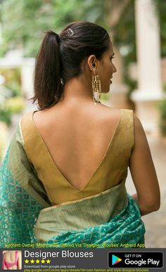 Sleeveless Blouse Designs, House Of Blouse, Saree Bollywood, Blouse Back Neck Designs, Sari Blouse Designs, Indian Saree Blouse, Silk Saree Blouse Designs, Elegant Blouse Designs