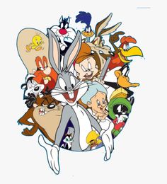 an image of many cartoon characters