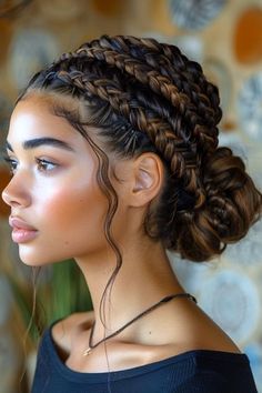 Knotless Braids Ideas, Boho Knotless Braids, High Bun Hairstyles, Boho Knotless, Gorgeous Braids, Braids Ideas, Short Braids, Knotless Braids