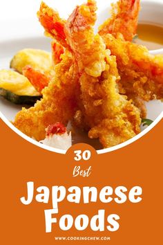 the best japanese foods to eat in japan, including fried fish and vegetables with dipping sauce