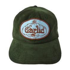 Green Garlic, Corduroy Cap, Sports Attire, Camp Counselor, Embroidered Cap, Dad Cap, Embroidered Caps, Dad Caps, Patch Design