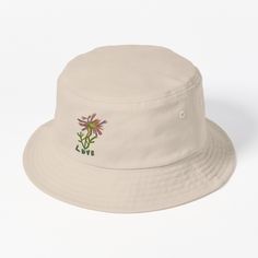 This packable, scrunchable, lightweight headwear classic is ready for adventure, from the beach to the street to the trail Breathable 100% cotton with eyelet ventilation Flat top Moderate brim is 2.2"" (5.5 cm) wide to keep the sun off your face Unstructured crown is 3.1"" (8 cm) deep Easy care: just spot clean and dry in shade. love seeing flowers, smelling ,and experiencing their beauty Fiji Flag, Purple Wildflowers, Grey Kitten, Bucket Hat Design, Grunge Fairycore, Thistle Flower, Scottish Thistle, Cottagecore Aesthetic, Hats For Sale