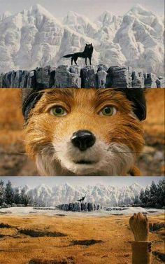 two pictures with the same image and one has an animal on it's head