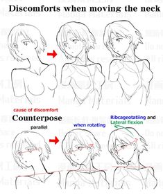 how to draw an anime character from different angles