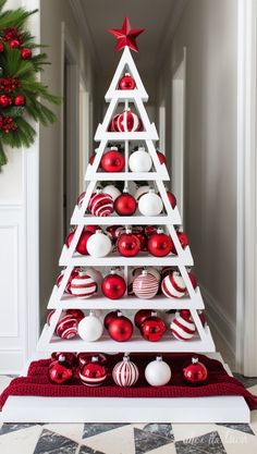 Decorate your home affordably with these budget-friendly red and white Christmas decor ideas. Enjoy a stylish holiday look without overspending. White Christmas Throw Pillows, Red And White Christmas Decor, White Christmas Decor Ideas, Luxury Christmas Decor, White Table Settings, White Christmas Wreath, Red And White Christmas, White Ornaments