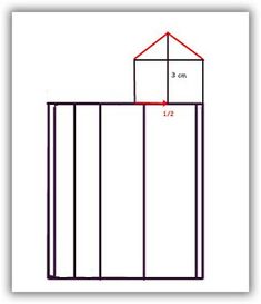 a drawing of a house with the measurements for each window and sidewall, as well as its height