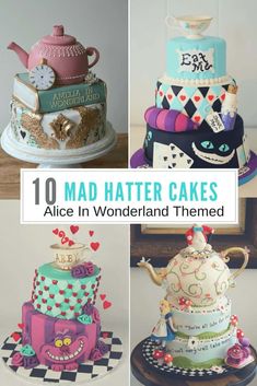 10 mad hatter cakes that are in wonderland