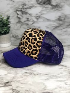 "These unique custom MADE TO ORDER hats are truely one of a kind. Not all heads are created equal , which is why we have so many size options. You can customize your hat color, size and your favorite design. please note all hat colors vary by size, in other words- not every hat color is available in every size. **please note these are made to order and the design layouts will be unique to each hat ordered** Please feel free to ask any questions you have about sizing, as these are MADE TO ORDER e Purple Hats As Gifts, Purple Hat As A Gift, Purple Cap As A Gift, Blue Snapback Trucker Hat Gift, Purple Trucker Hat With Curved Brim, One Size, Purple Trucker Hat With Curved Brim, Gift Blue Snapback Trucker Hat, Purple Curved Brim Trucker Hat, Blue Adjustable Trucker Hat As Gift